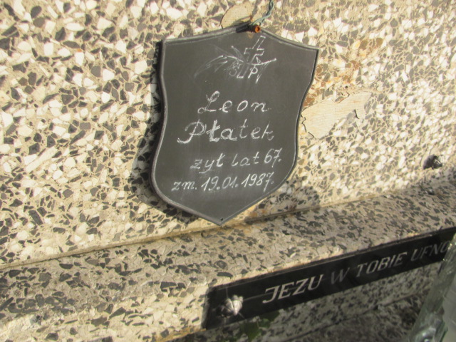 Leon Płatek Jazgarzew - Grobonet - Wyszukiwarka osób pochowanych
