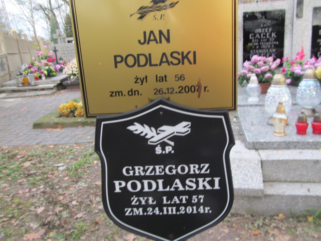 Jan Podlaski 1951 Jazgarzew - Grobonet - Wyszukiwarka osób pochowanych