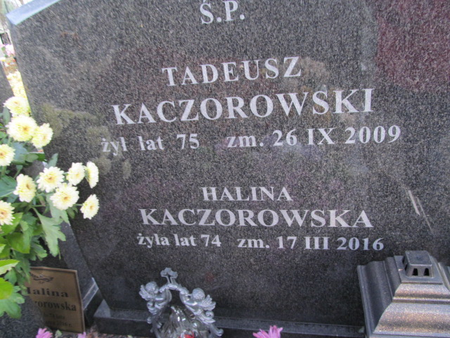 Halina Kaczorowska 1941 Jazgarzew - Grobonet - Wyszukiwarka osób pochowanych