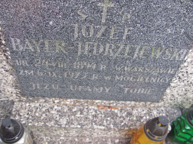 Józef Bayer Jędrzejewski 1894 Jazgarzew - Grobonet - Wyszukiwarka osób pochowanych