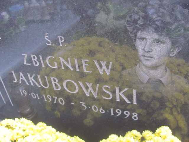 Zbigniew Jakubowski 1970 Jazgarzew - Grobonet - Wyszukiwarka osób pochowanych