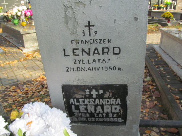 Franciszek Lenard Jazgarzew - Grobonet - Wyszukiwarka osób pochowanych