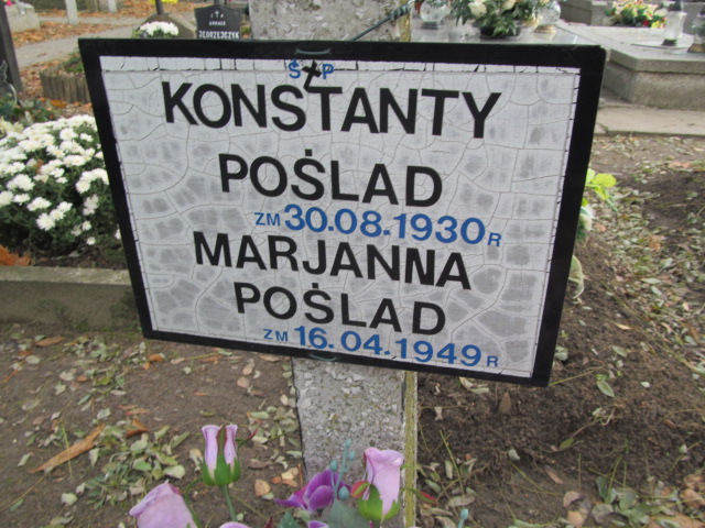 Marjanna Poślad Jazgarzew - Grobonet - Wyszukiwarka osób pochowanych