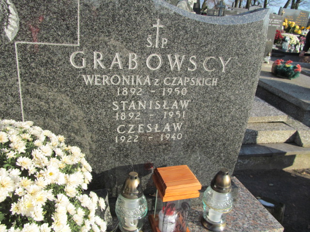Czesław Grabowski 1921 Jazgarzew - Grobonet - Wyszukiwarka osób pochowanych