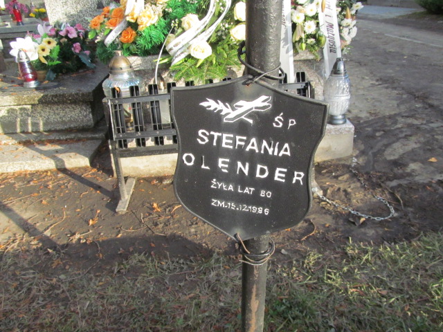 Stefania Olender  Jazgarzew - Grobonet - Wyszukiwarka osób pochowanych