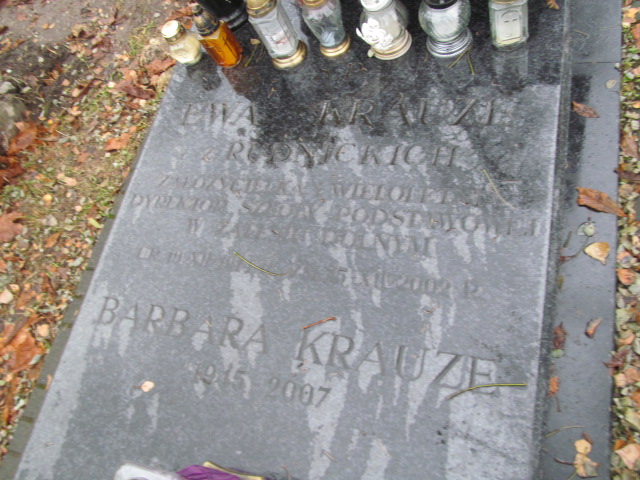 Ewa Krauze 1911 Jazgarzew - Grobonet - Wyszukiwarka osób pochowanych