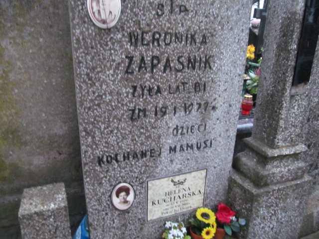 Weronika Zapaśnik Jazgarzew - Grobonet - Wyszukiwarka osób pochowanych