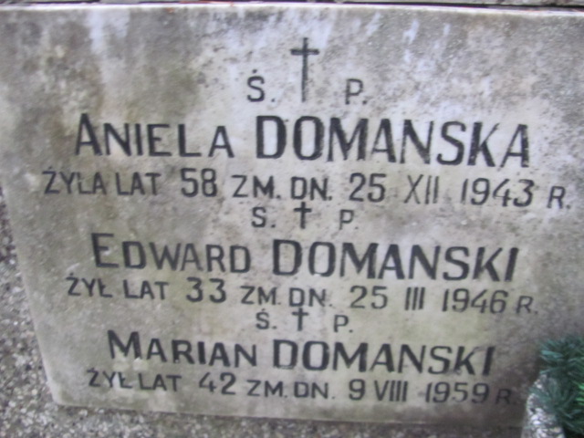 Aniela Domańska Jazgarzew - Grobonet - Wyszukiwarka osób pochowanych