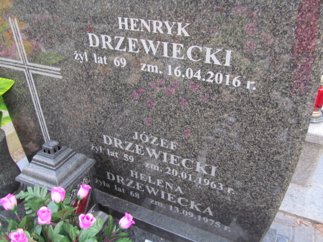 Henryk Drzewiecki 1946 Jazgarzew - Grobonet - Wyszukiwarka osób pochowanych