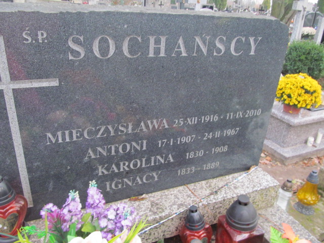 Mieczysława Sochańska 1916 Jazgarzew - Grobonet - Wyszukiwarka osób pochowanych