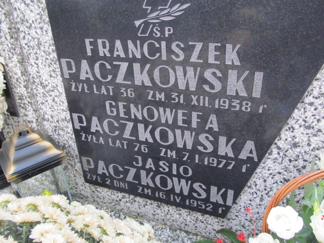 Jan Paczkowski Jazgarzew - Grobonet - Wyszukiwarka osób pochowanych