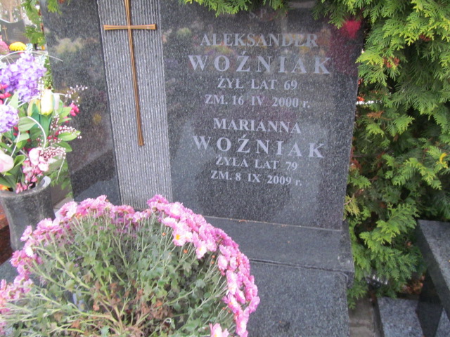 Aleksander Woźniak Jazgarzew - Grobonet - Wyszukiwarka osób pochowanych