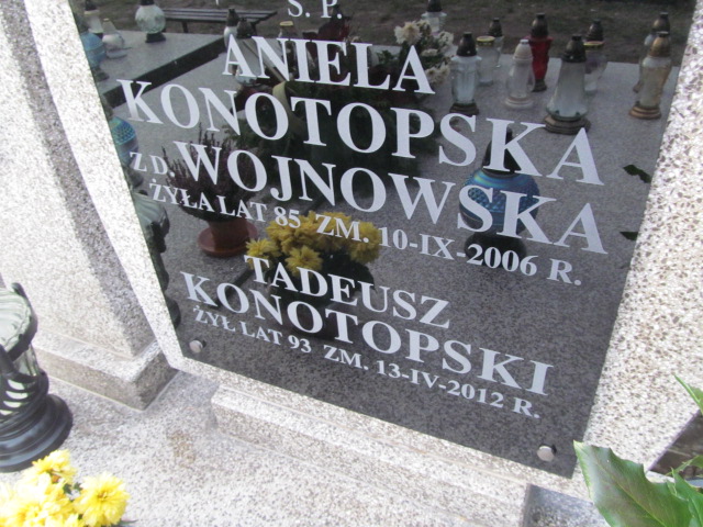 Tadeusz Konotopski 1919 Jazgarzew - Grobonet - Wyszukiwarka osób pochowanych