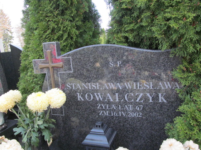 Stanisława Wiesława Kowalczyk Jazgarzew - Grobonet - Wyszukiwarka osób pochowanych