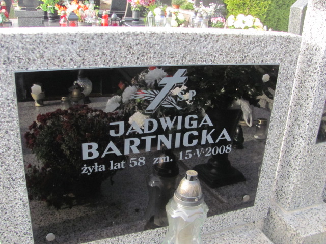 Jadwiga Bartnicka 1950 Jazgarzew - Grobonet - Wyszukiwarka osób pochowanych