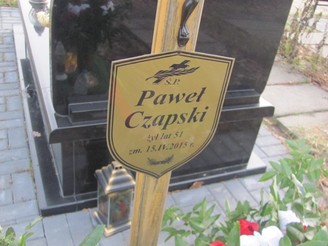 Paweł Czapski 1963 Jazgarzew - Grobonet - Wyszukiwarka osób pochowanych